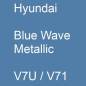 Preview: Hyundai, Blue Wave Metallic, V7U / V71.